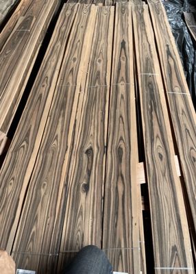 คุณภาพดีที่สุดธรรมชาติตัด Ebony Wood Veneer Sheet สําหรับพลายเวย์