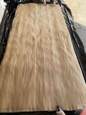 แผ่นฟรีเนอร์ธรรมชาติสไลส์สีน้ําตาล Elm Crown Cut เหมาะสมสําหรับพลายเวย์